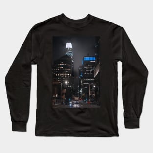 San Francisco Downtown Nightscape Long Sleeve T-Shirt